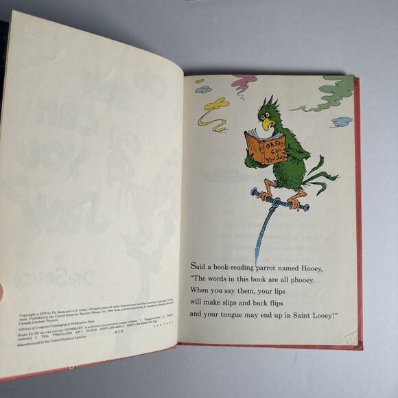 Lot of 7 Vintage 1958-1970 Dr. Seuss Book Club Edition Books - Picture 11 of 14